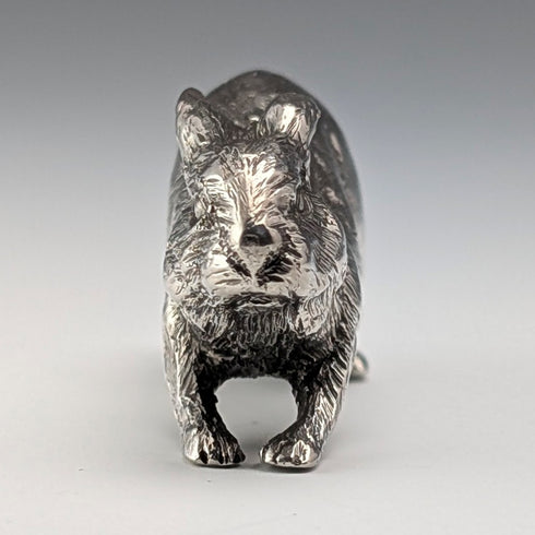 1980 British Vintage Sterling Silver Rabbit Miniature Figurine 50g BSE Products